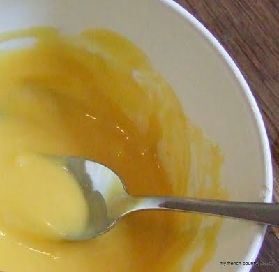 homemade mayonnaise in a white bowl