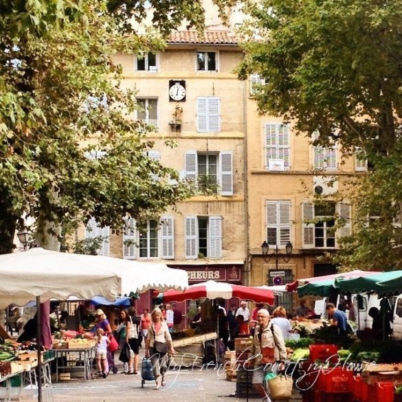 market place in aix en provence