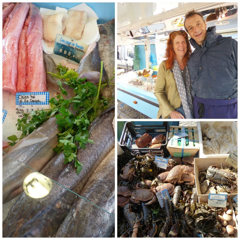 buying fresh fish at teh market