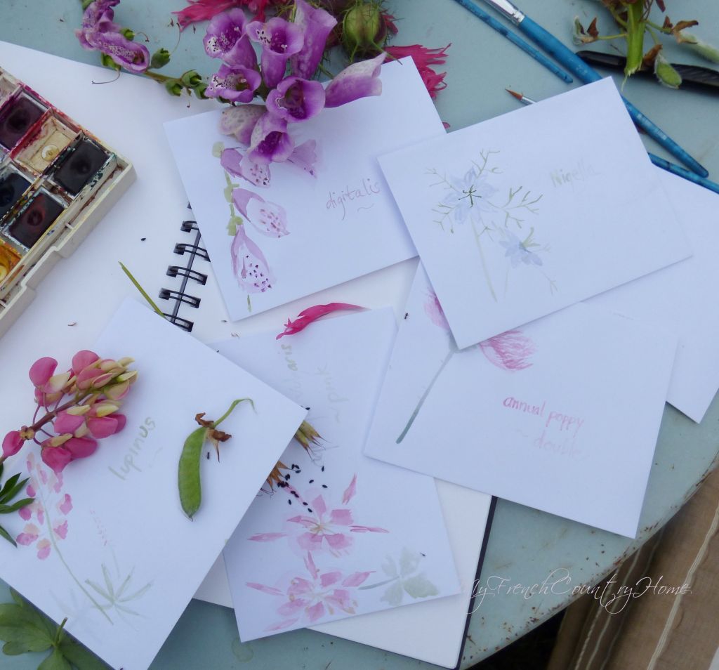 making seed packets