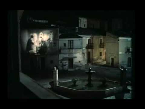 film projected in village square