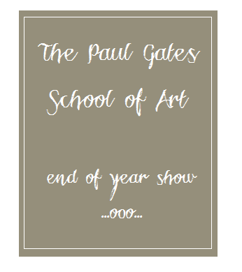 coming home art show sign