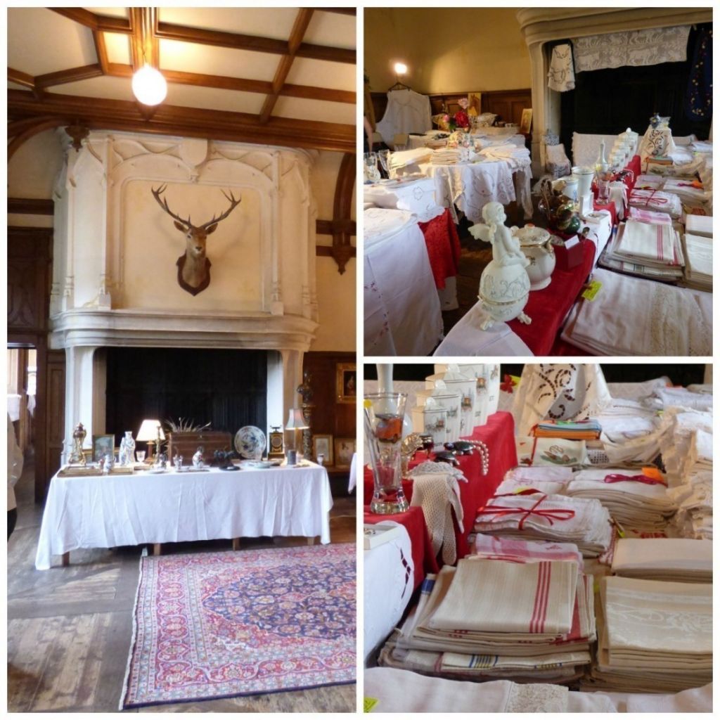antique fair in chateau