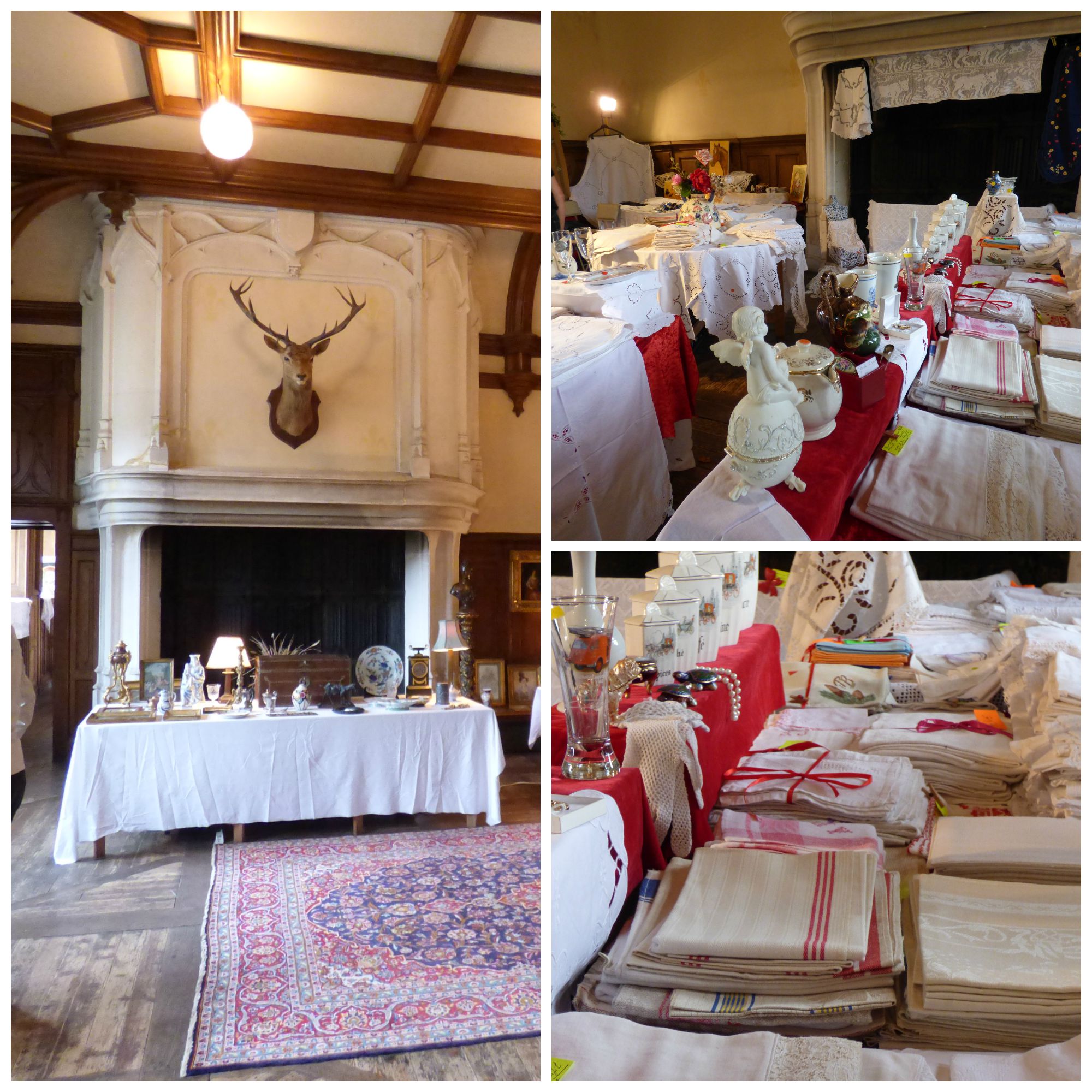 antique fair in chateau