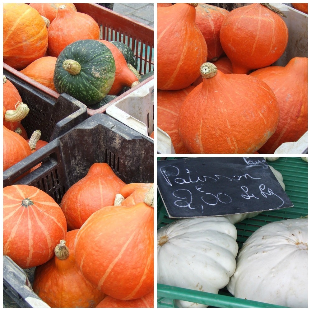 pumpkins for sale at the market