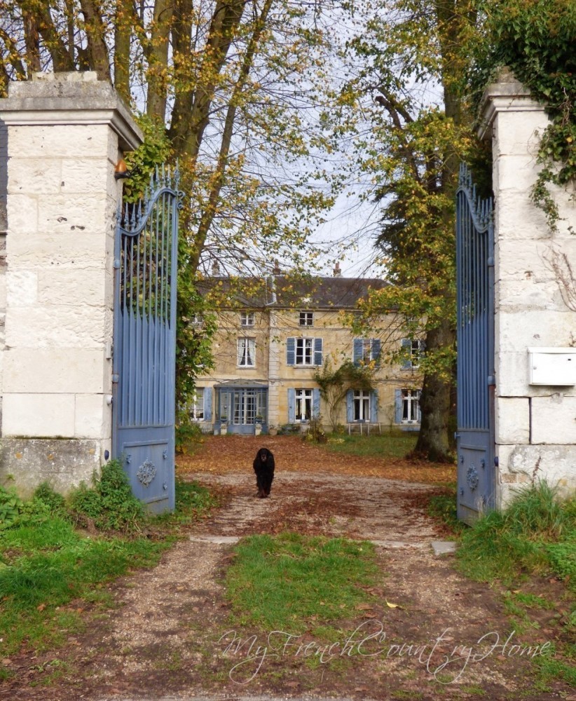 details of an old house in normandy