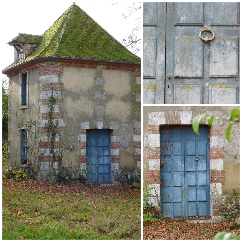 details of an old house in normandy