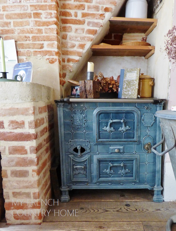 old stove in french home