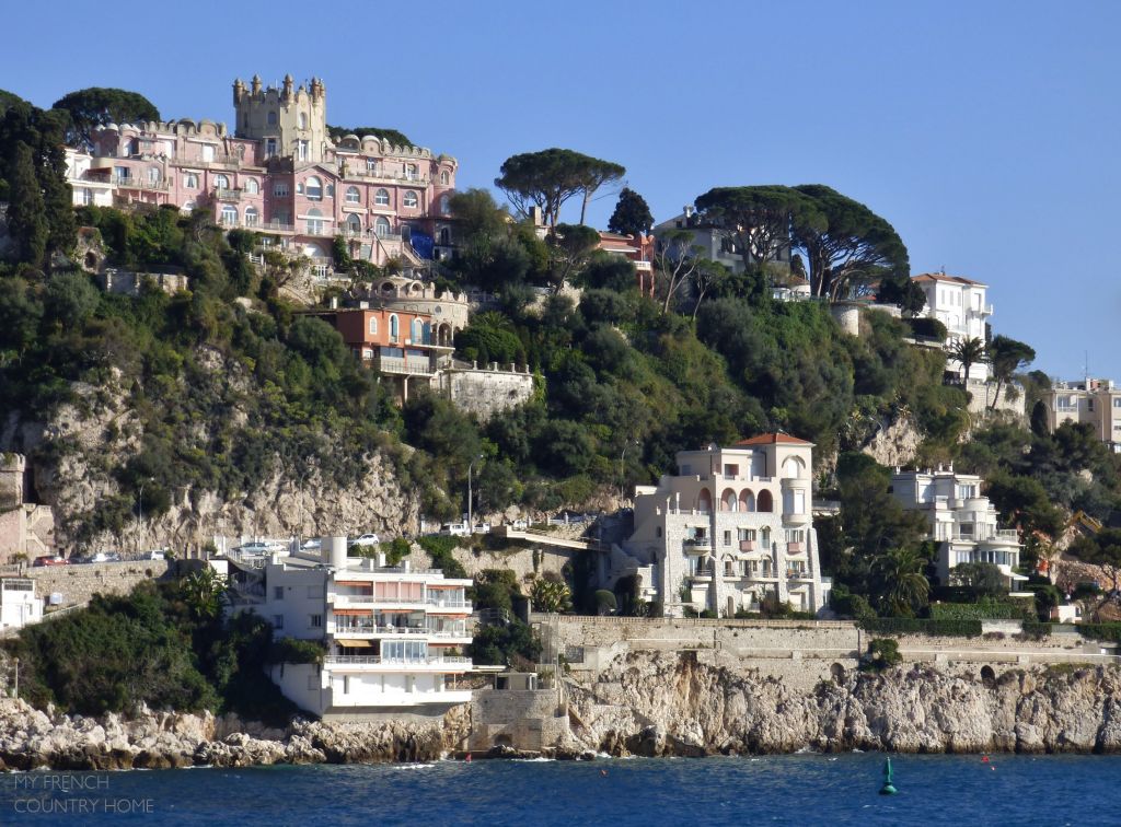 view across coastline in Nice