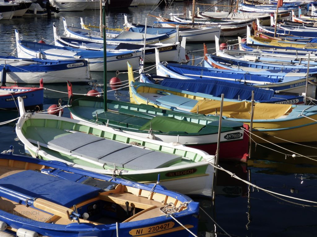 boats in port of nice