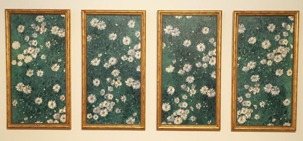 parterre de margarites by caillebotte