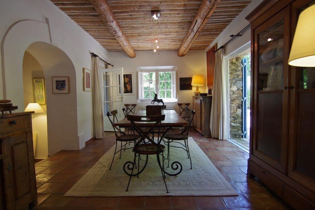 dining room in french house