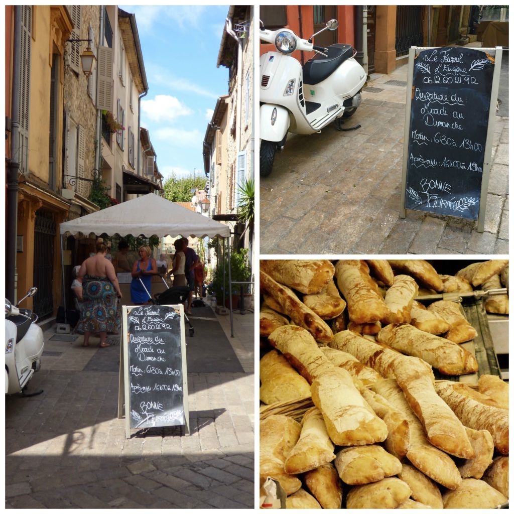 bread fresh from the oven at valbonne