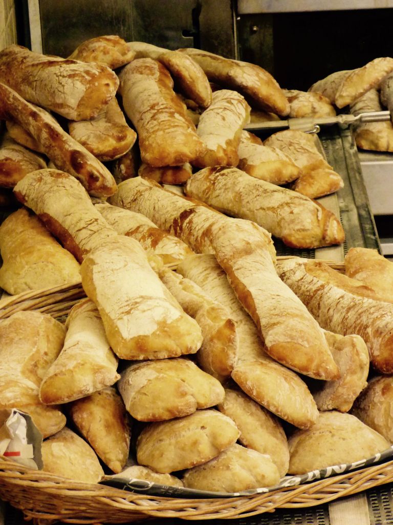 baguettes fresh from the oven