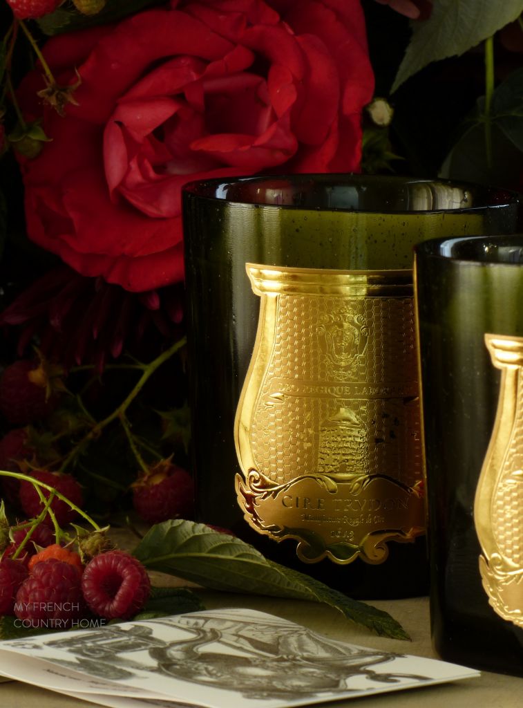 cire trudon candles with bouquet 