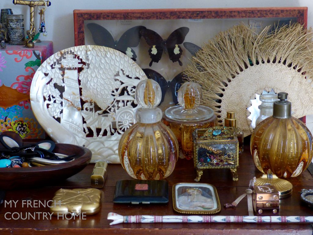 detail from dressing table