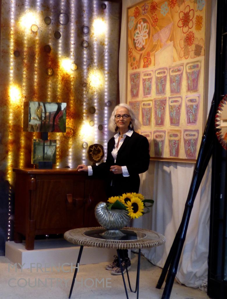 marie laure daveau queysanne in her gallery