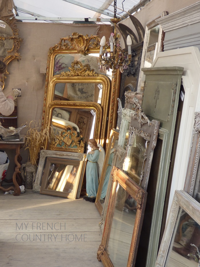 mirrors at antique fair