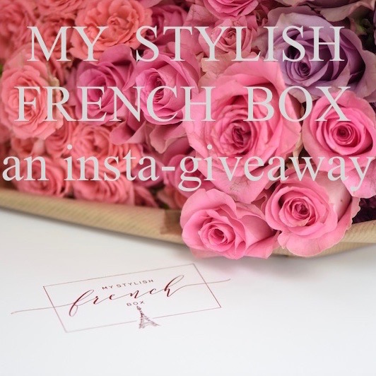my stylish french box instagiveaway