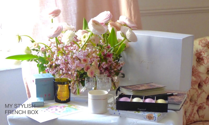 displayed contents of my stylish french box