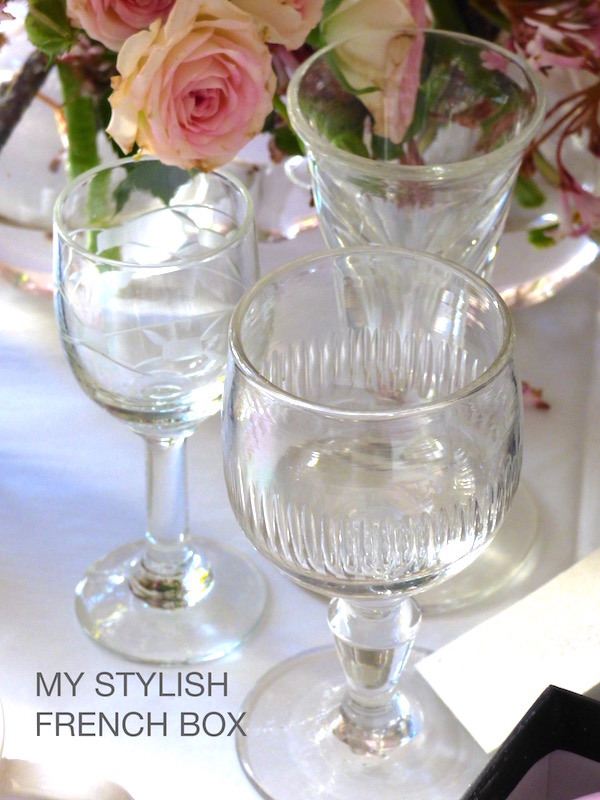 antique glasses in my stylish french box