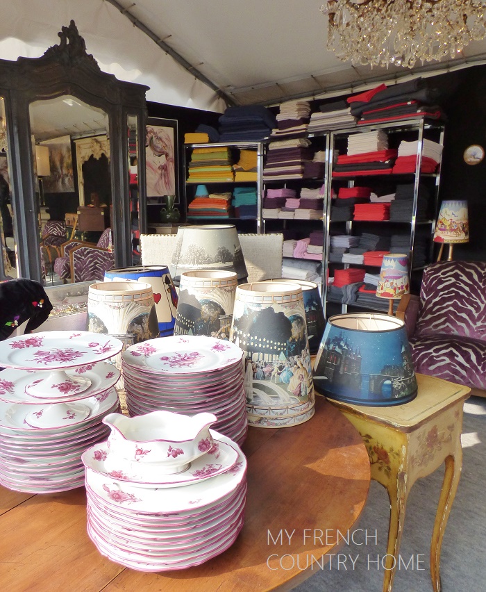 antiques at the chatou brocante fair