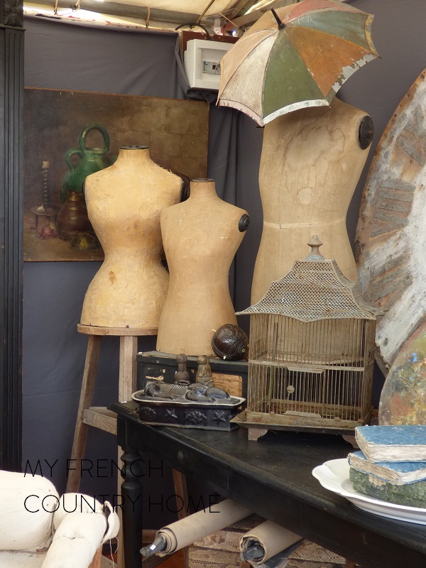antiques at the chatou brocante fair