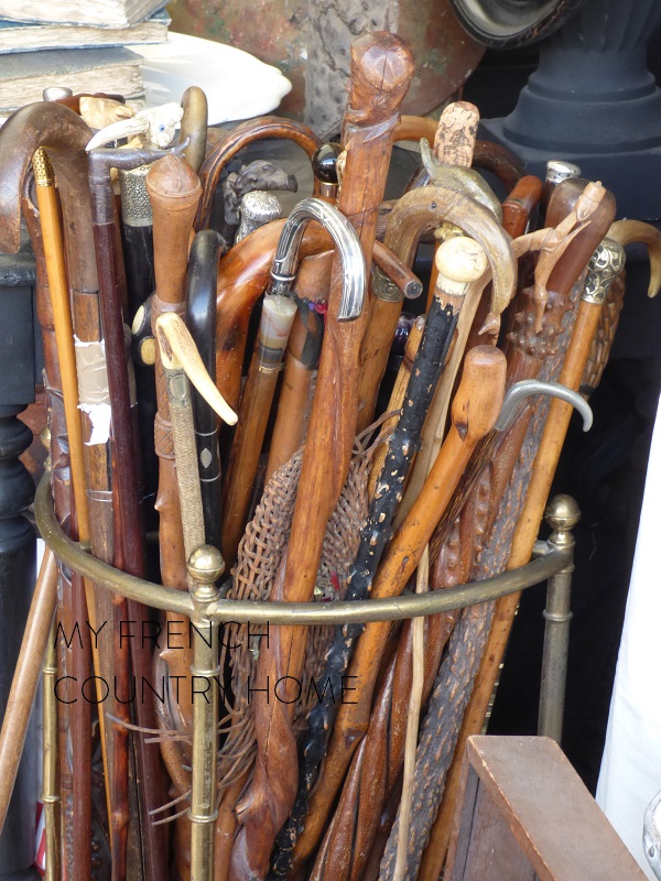 antiques at the chatou brocante fair