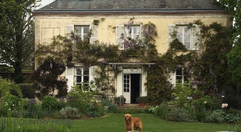 house and garden at my french country home