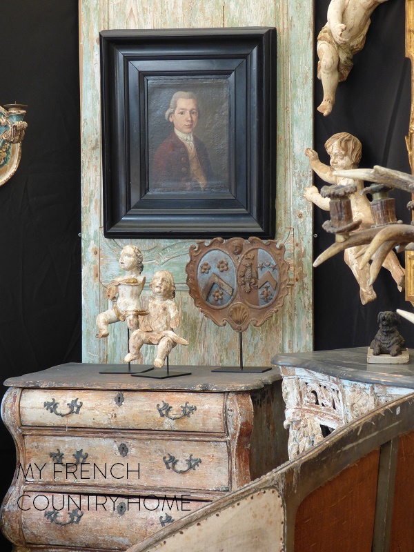 antiques at the chatou brocante fair