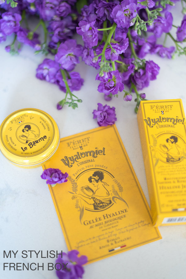 contents of the May edition of My Stylish French Box by Sharon Santoni