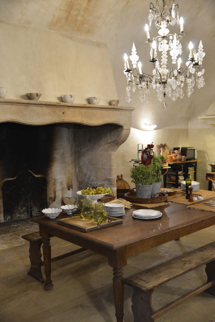 kitchen chateau de moissac, south of france