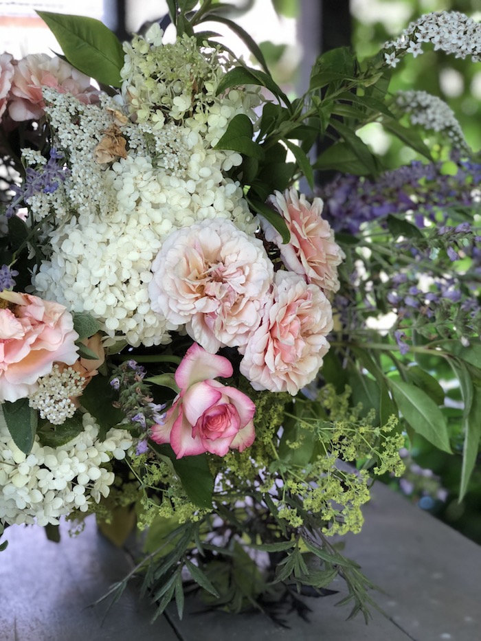our giveaway winner and july flowers from the garden - MY FRENCH COUNTRY HOME
