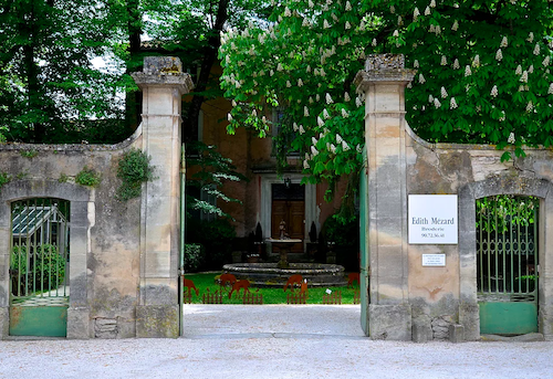 entrance gate chateau des anges
