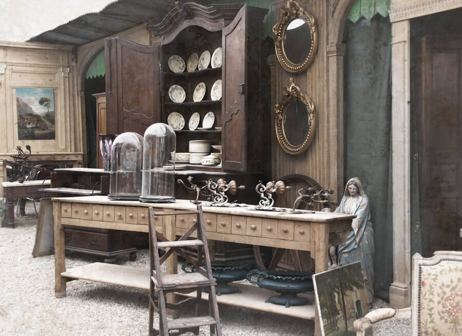 未使用 現Honor gathering BROCANTE ANTIQUES サイドジップ 現Honor 