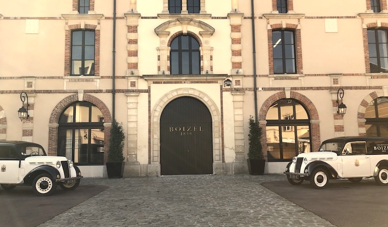 courtyard at boizel champagne