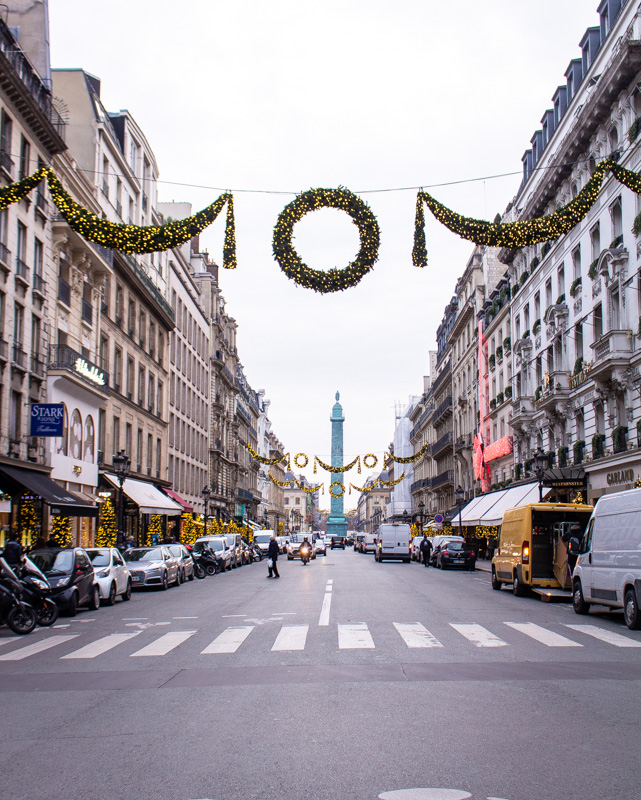 Rue de la Paix- paris decorated for christmas- MY FRENCH COUNTRY HOME