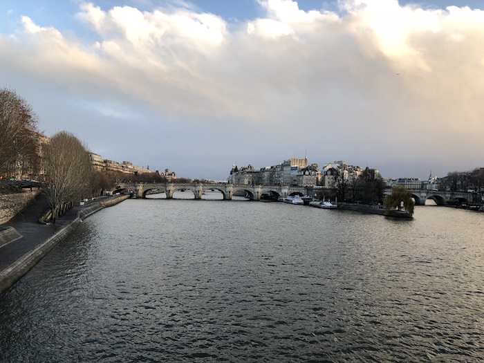 paris seen from le pont des arts