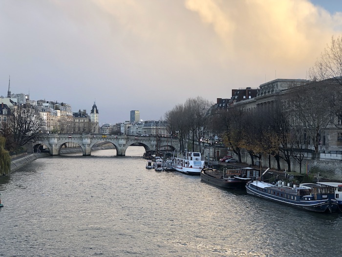 paris seen from le pont des arts