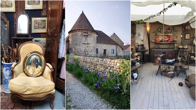 My French Country Home Brocante and Antique Tour in Paris and Normandy- visiting antique shops and staying at Domaine des Evis