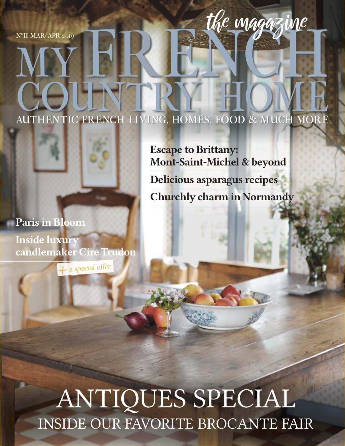 The Second Edition Of Our Online Magazine Is Now Out MY FRENCH   My French Country Home Magazine March April Cover 1170x1514 