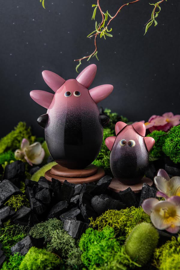 Mythical creations made out of chocolate for Easter