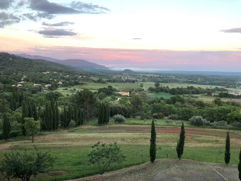 landscape in provence