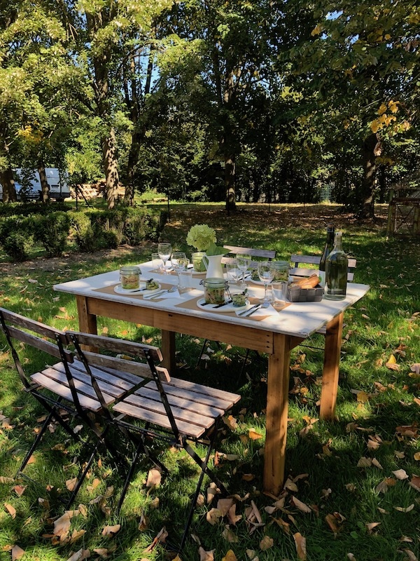 Eating outside in France