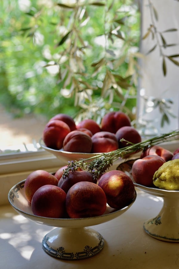 peaches in provence sunshine