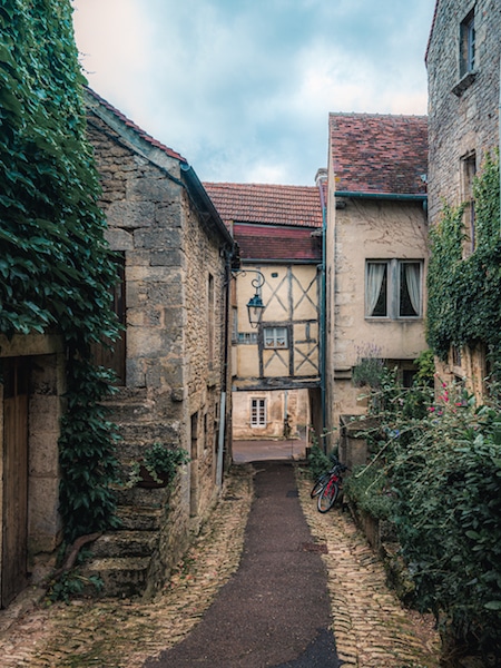 a shot of Flavigny in Burgundy