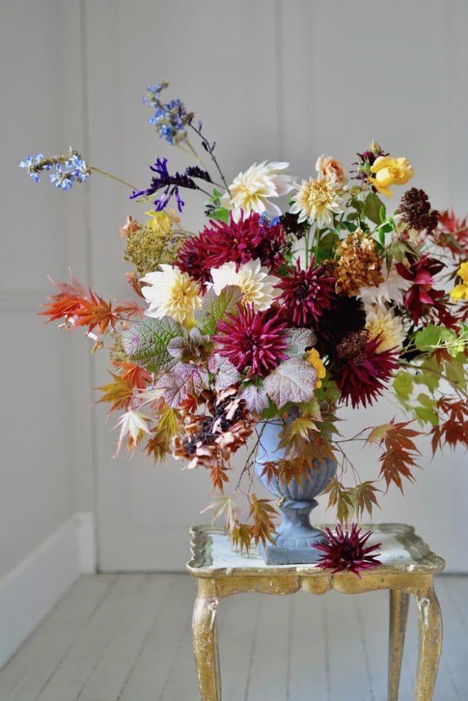 bouquet with autumn flowers