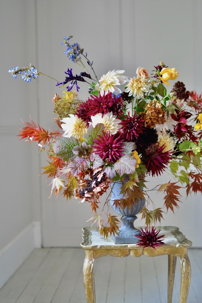 bouquet with autumn flowers