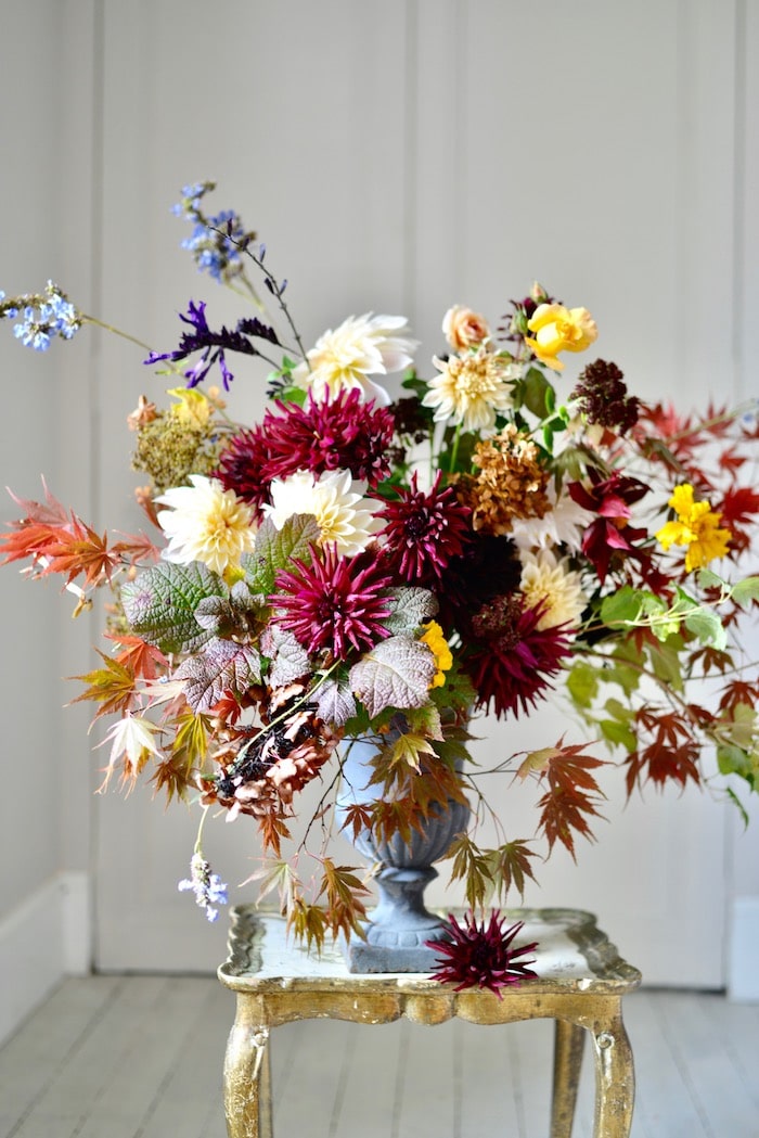 bouquet with autumn flowers