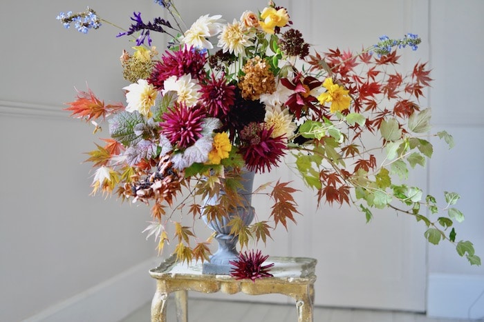 bouquet with autumn flowers